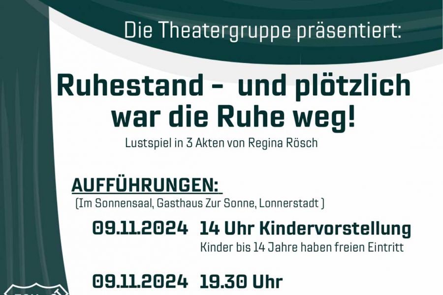 Theater in Lonnerstadt: „Ruhestand – und plötzlich war die Ruhe weg!“