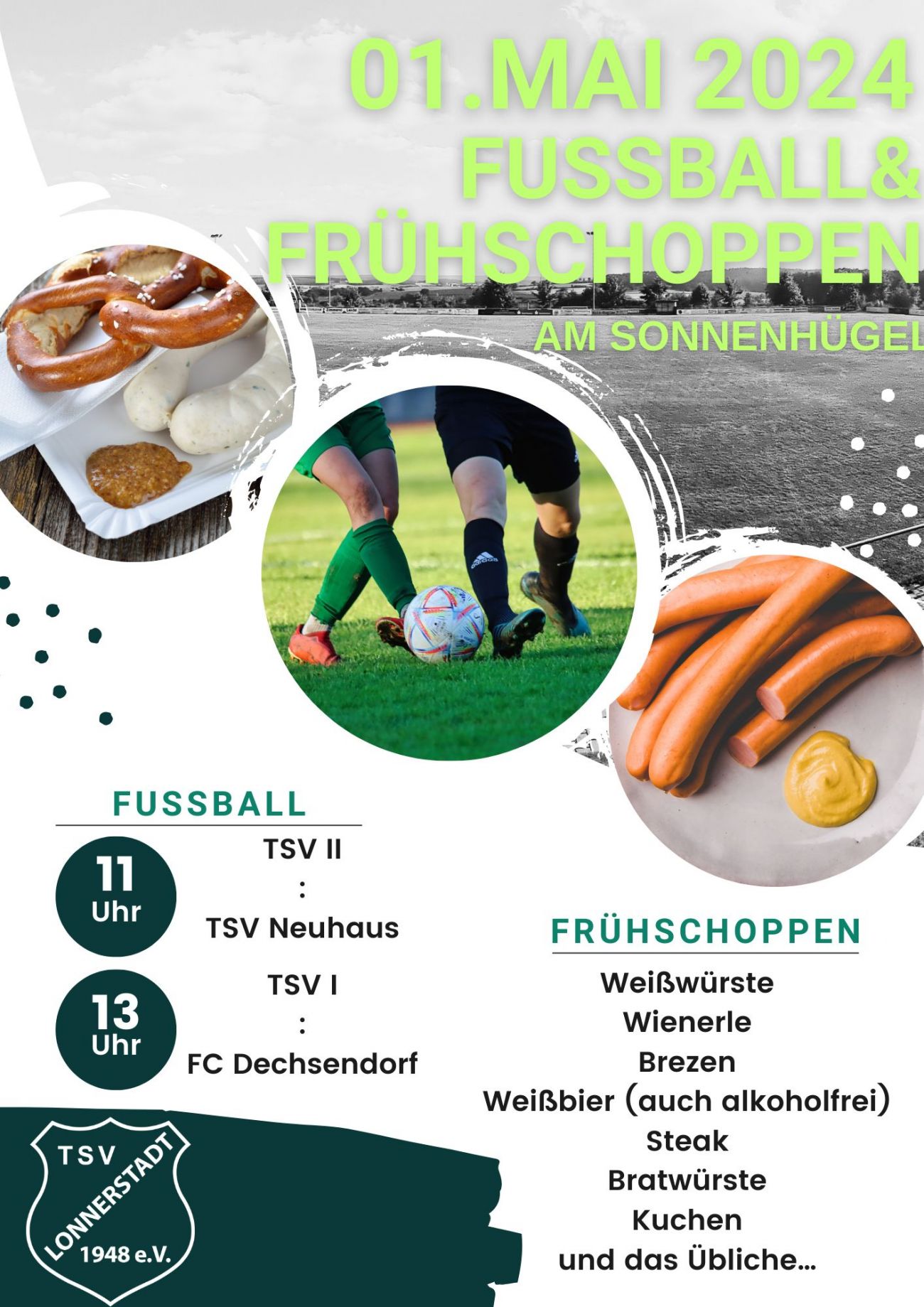 Fußball & Frühschoppen am 1. Mai 2024