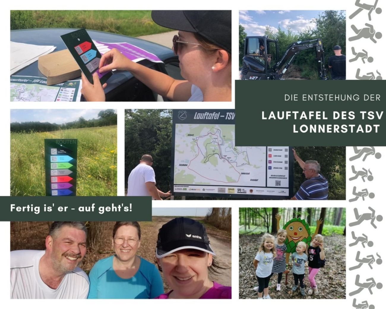 Der TSV-Hopfi präsentiert: Die neue Lauftafel !!!