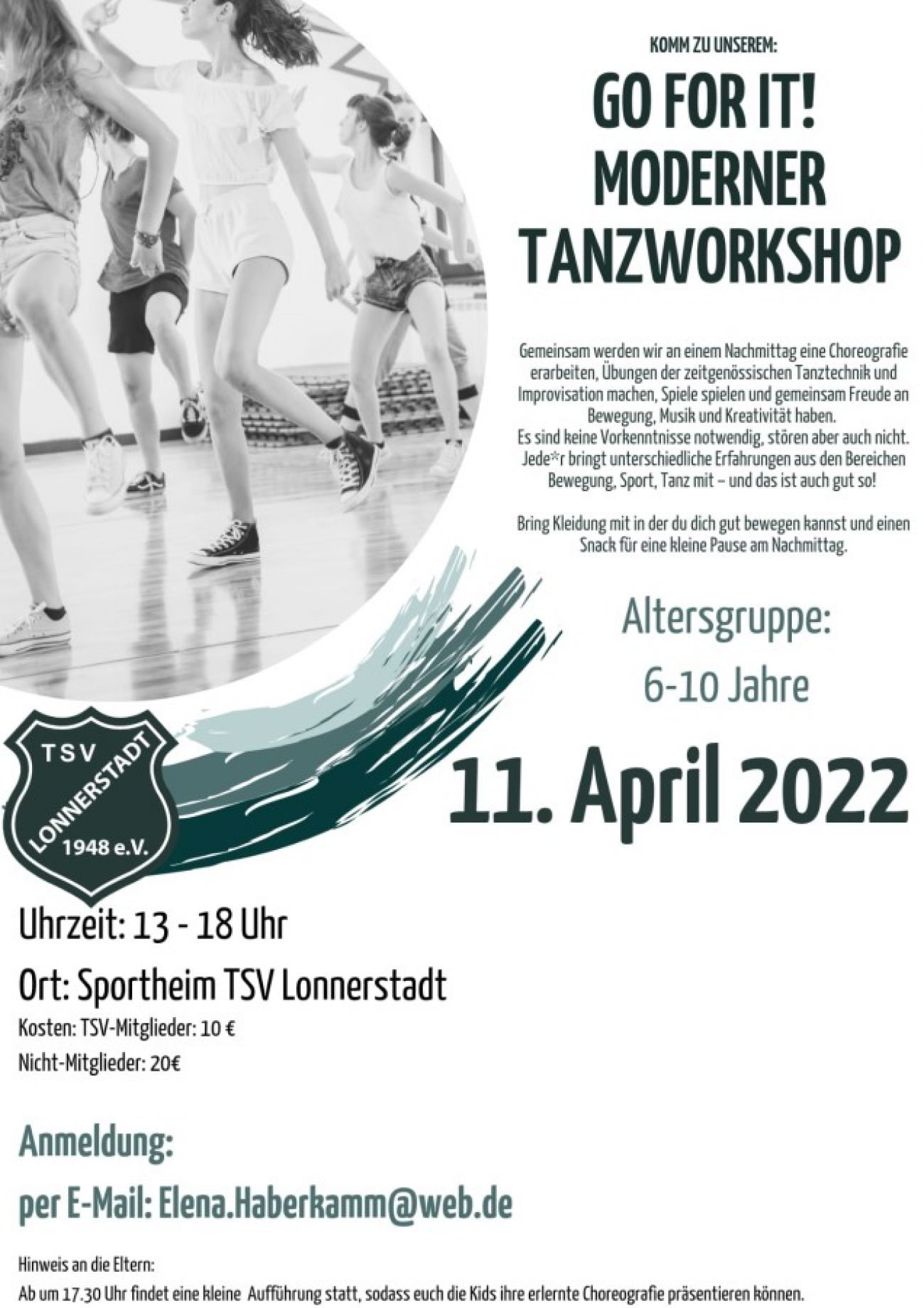 GO FOR IT! Moderner Tanzworkshop