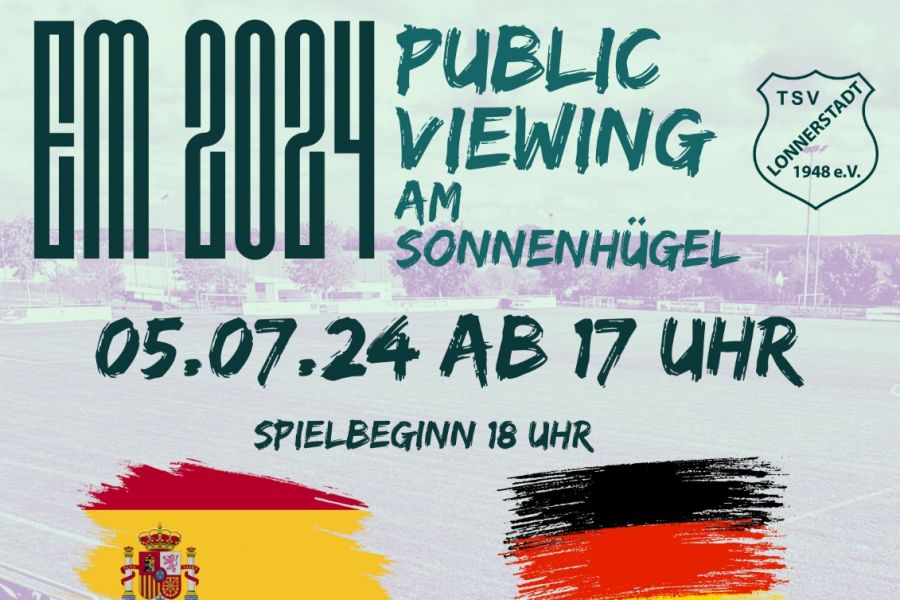 EM 2024 – Public Viewing Spanien – Deutschland