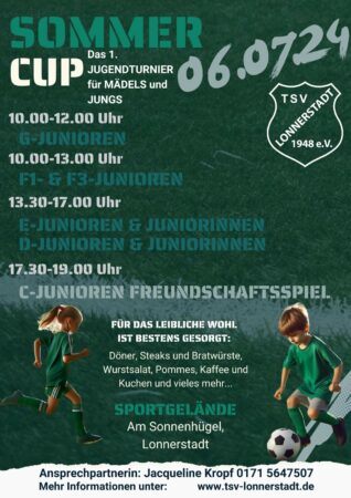 Sommer-Cup – 1. Jugendturnier des TSV